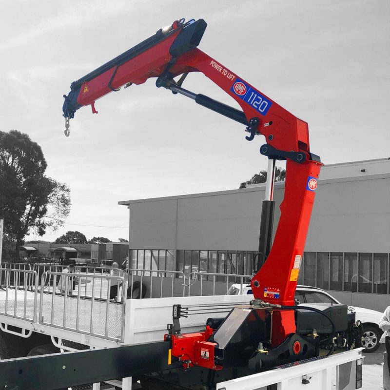 Medium HMF Truck Mounted Loading Cranes WestTrans Equipment