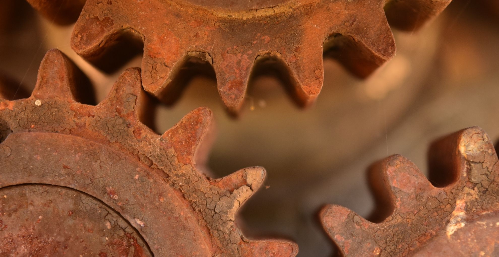 rust on gear components 